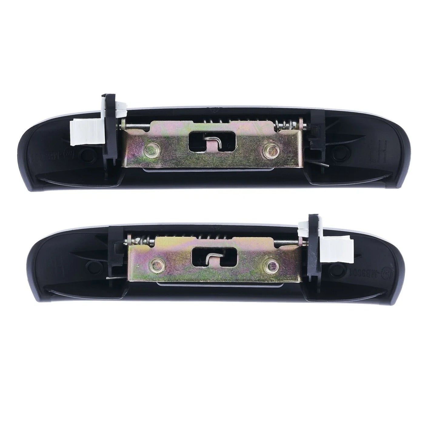 Door Handle Outer 2 x Black for Mitsubishi Mirage (2012–2020)