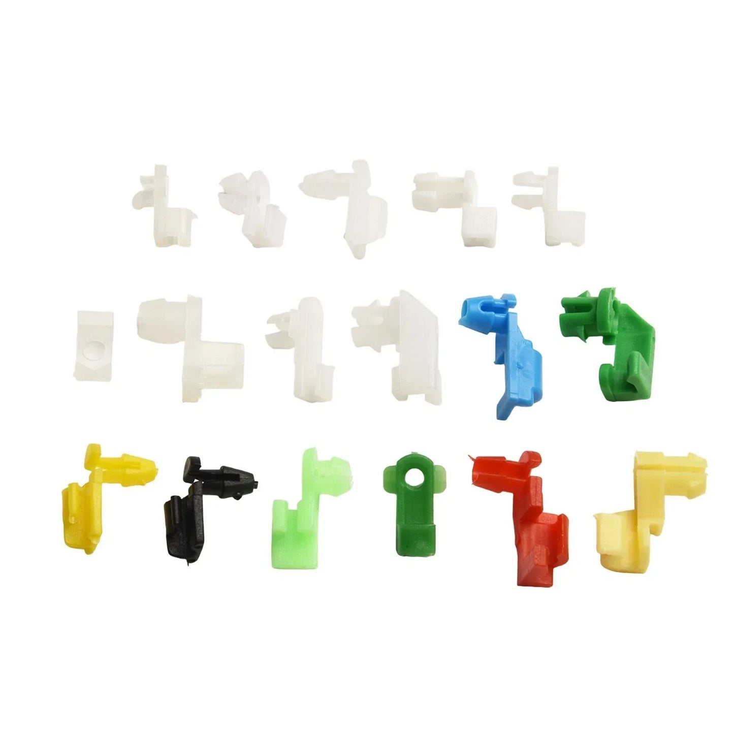Door Lock Rod Clips 160Pcs Plastic for Vehicle