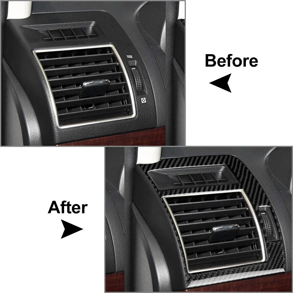 Black Air Vent Outlet Cover Trim for Toyota Land Cruiser Prado (2010-2018)