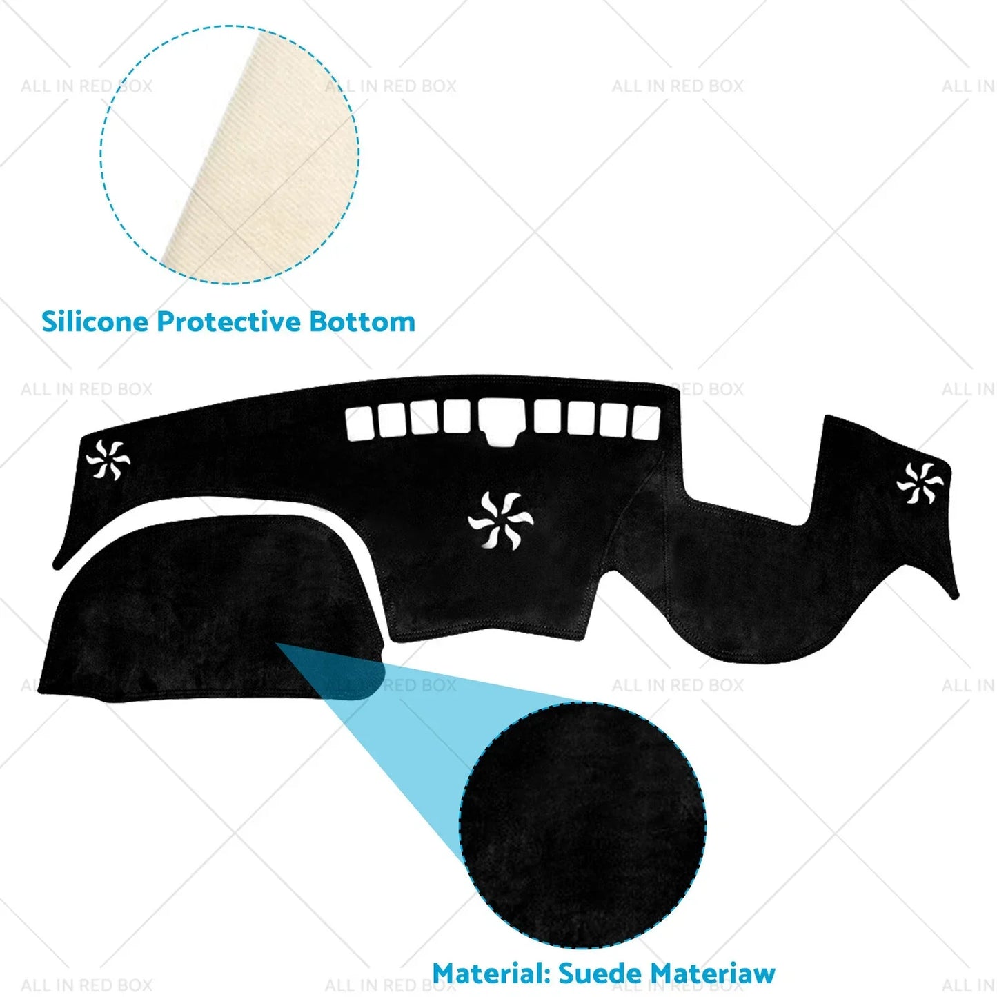 Non-Slip Dash Mat Cover for Hyundai Santa Fe (2018-2023)