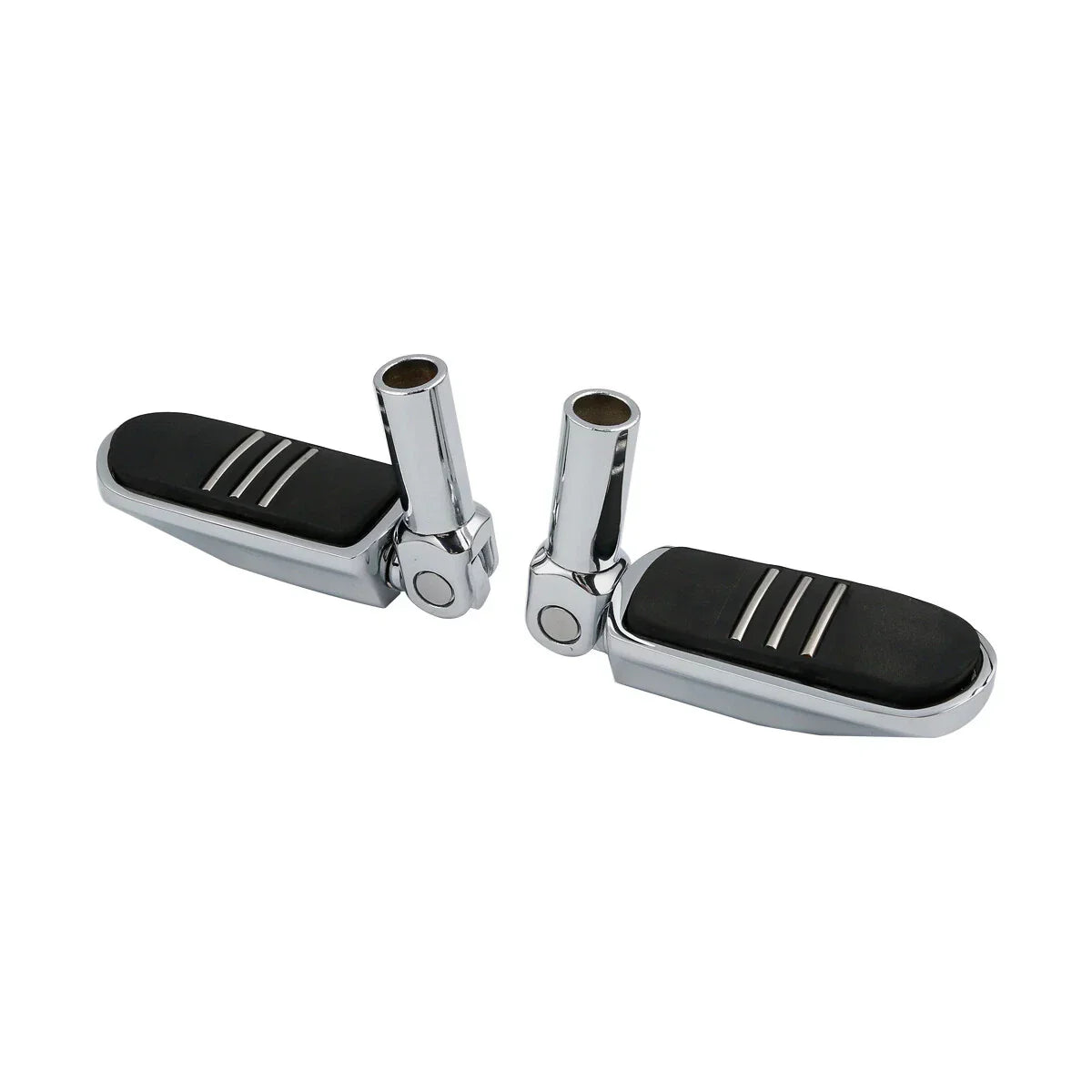 Chrome Rear Footpegs Mounts for Harley Softail FLS, FLSTSB (2012-2017, 2008-2011)