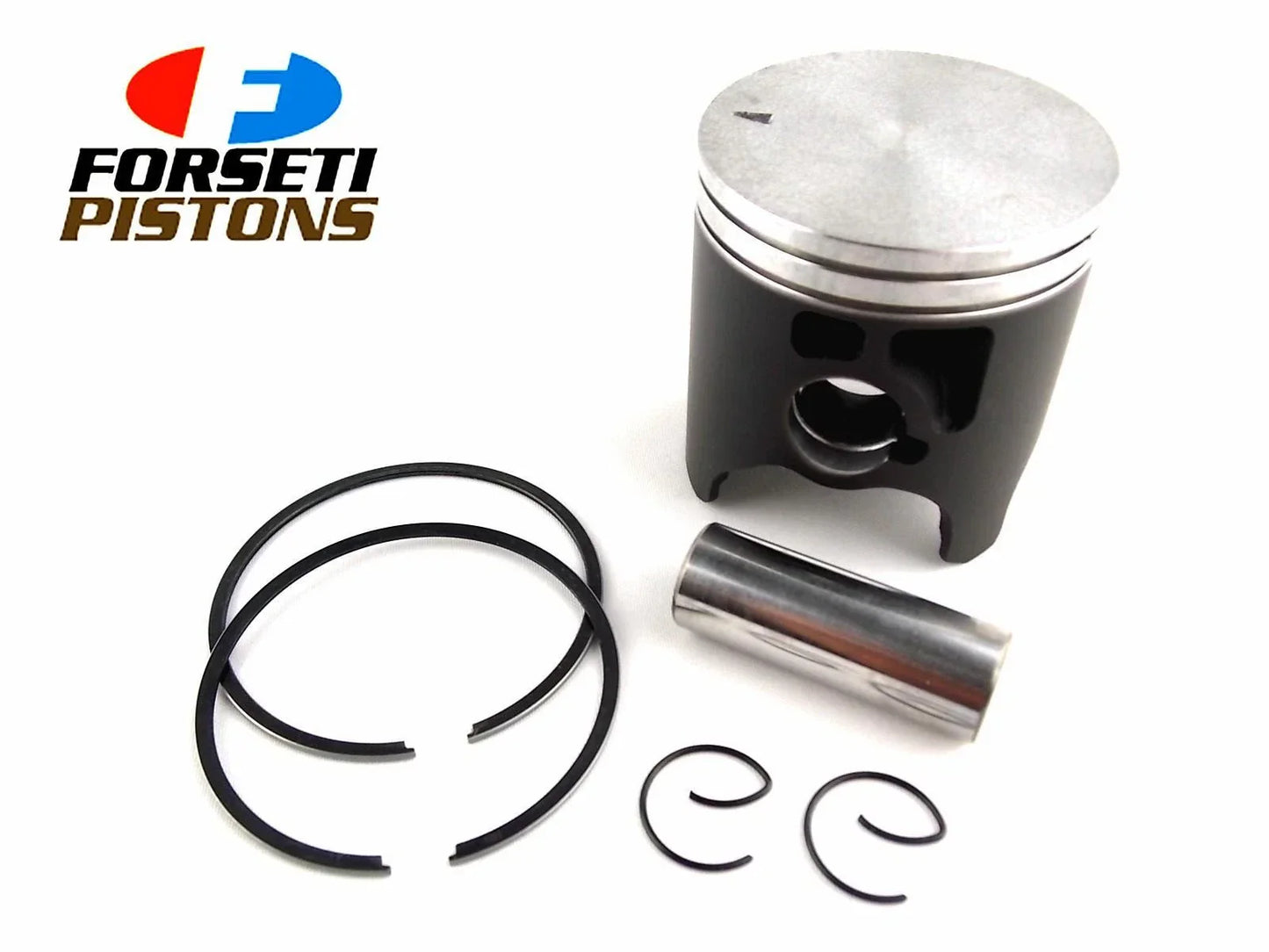 56mm Piston Set with Rings & Clips for Suzuki RGV250 (1989-1995)