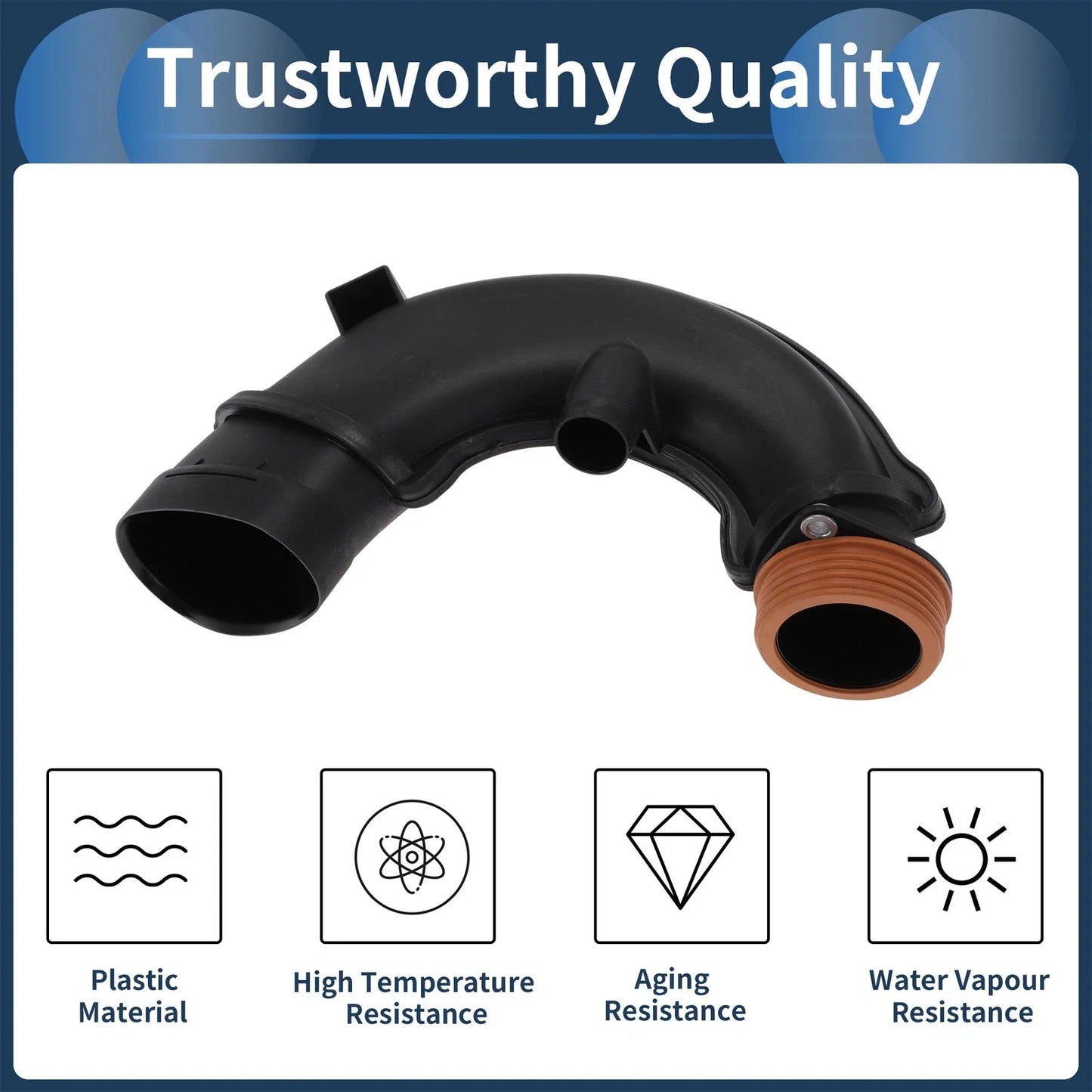 Engine Air Intake Hose for BMW 5 Series X5 X6 Left Right (2007-2013)