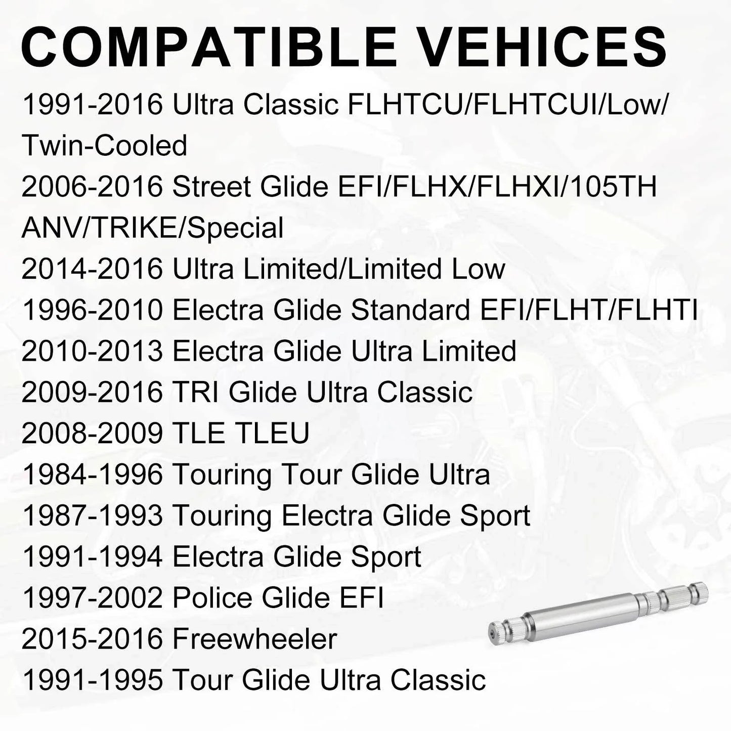 Shifter Shaft for FLHT Touring CVO Street Glide (1984–2016)