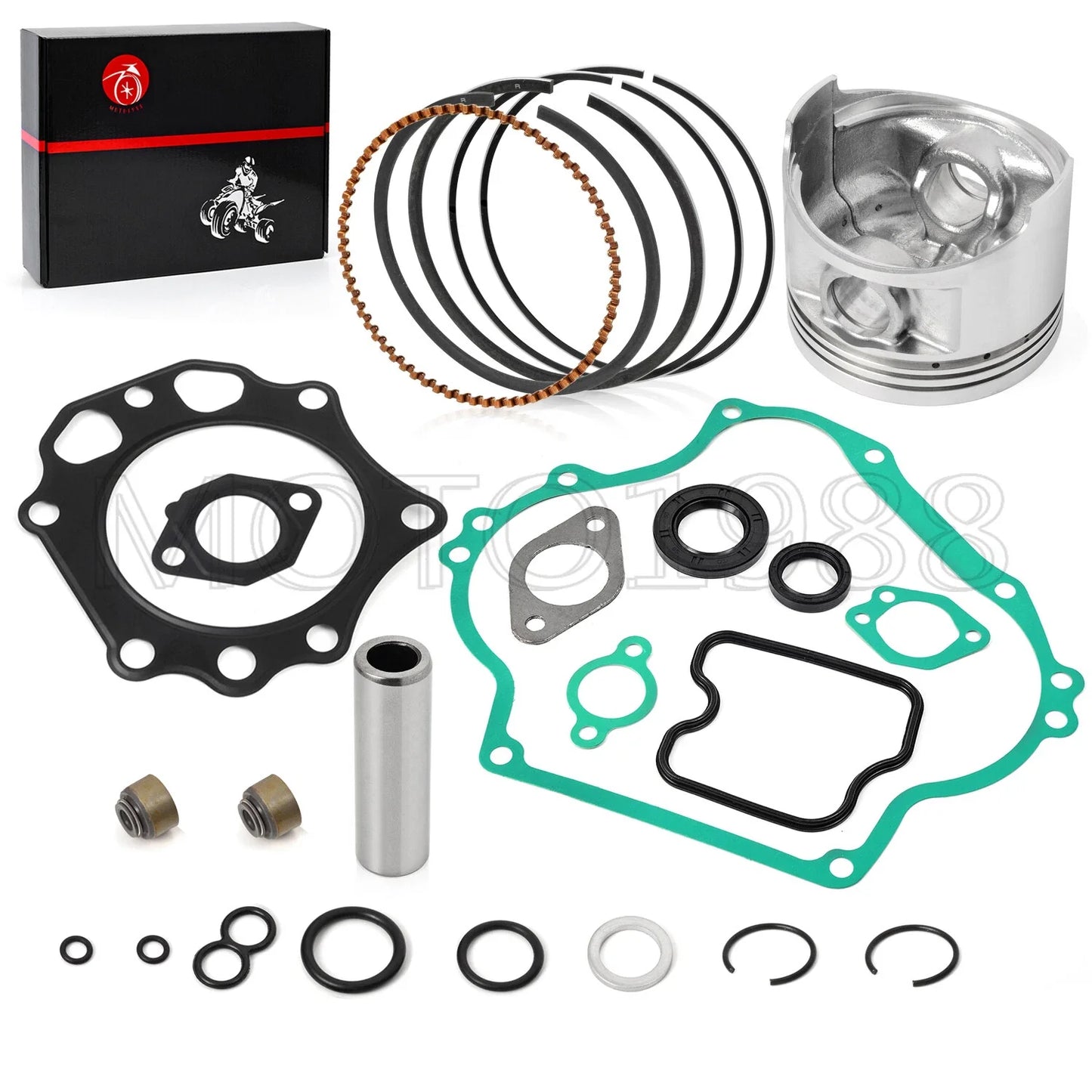 GASKET PISTON RINGS SEALS for KAWASAKI MULE