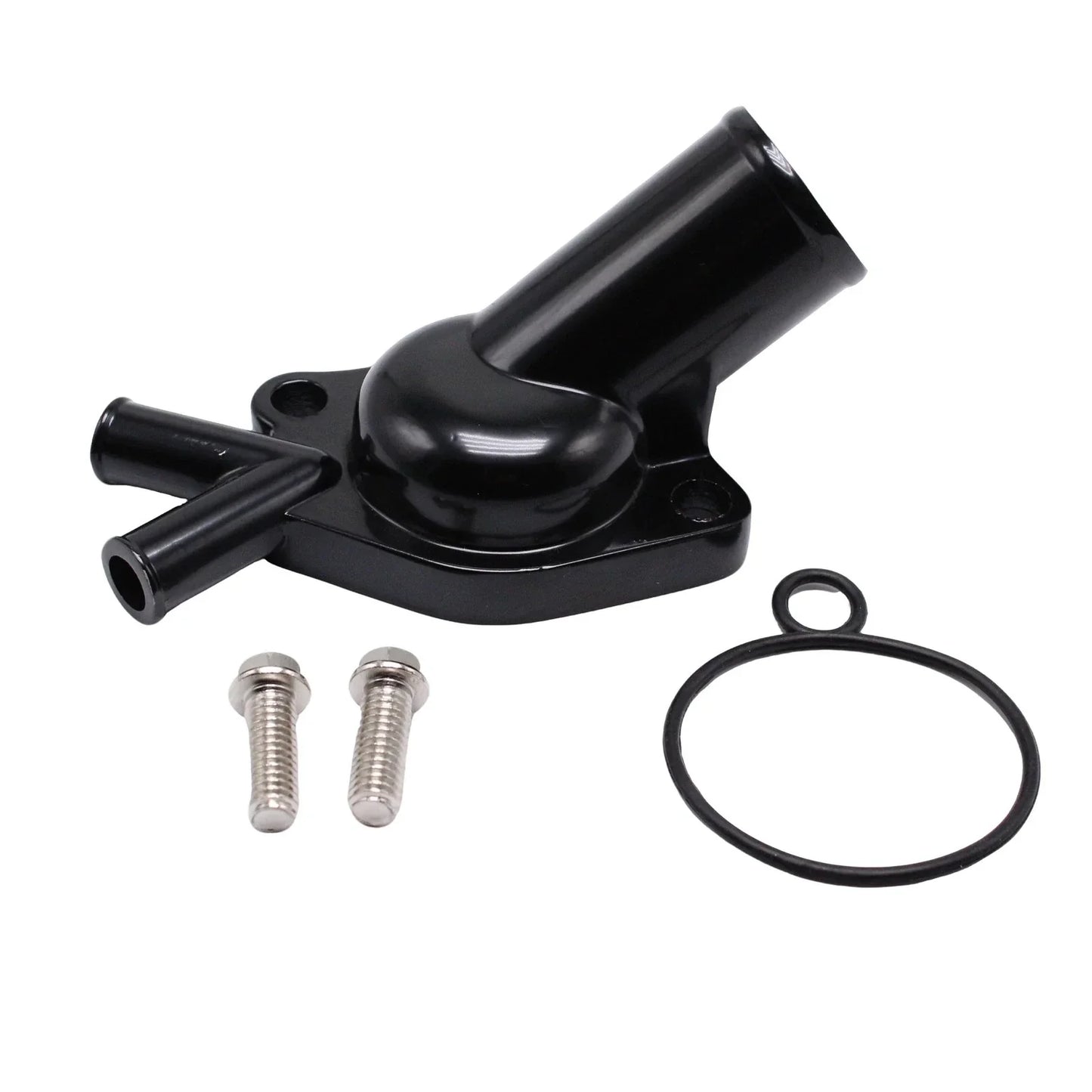 Black Twin Port Thermostat Housing for Holden V8 253 308 (WB, LH, LX, HX, HZ)
