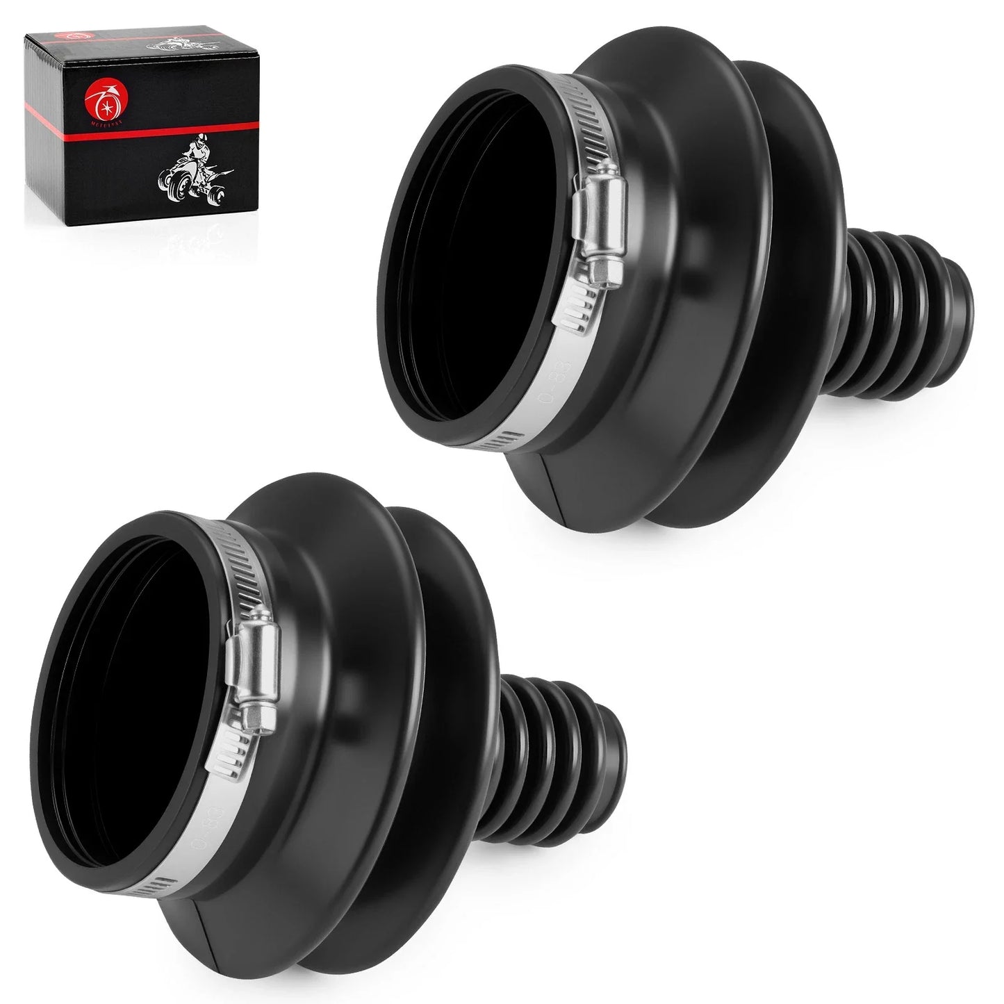 2PCS Drive Shaft Boot w/ Clamp for Suzuki QuadRunner 250/300