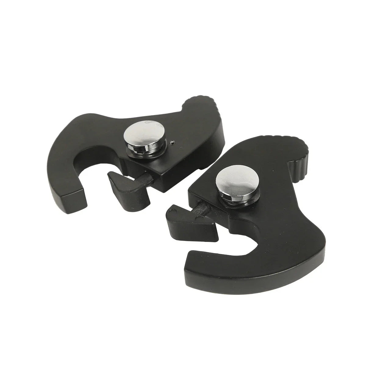 Black Sissy Bar Luggage Rack Docking Clip Kits for Harley Touring Softail