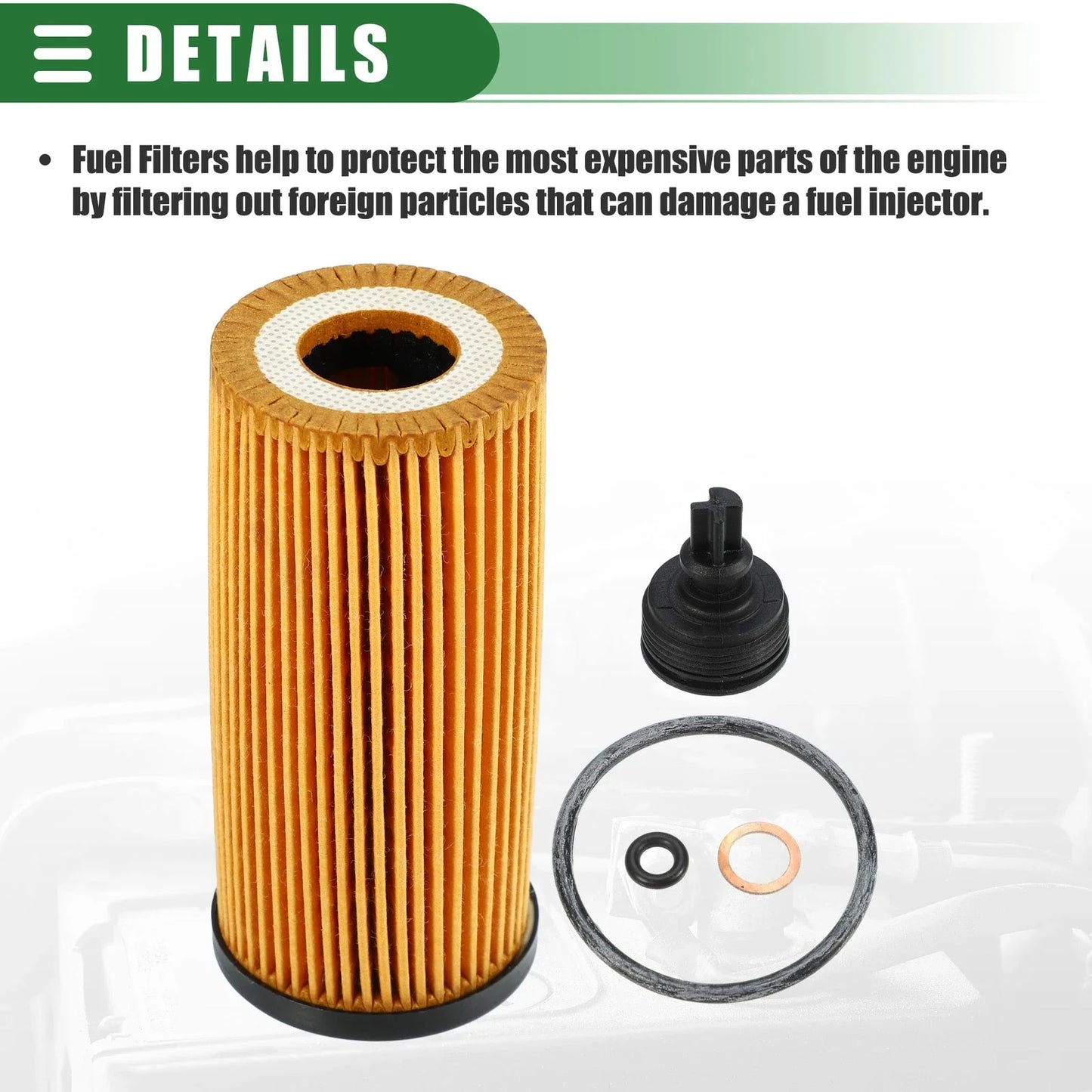 Set Engine Oil Filter Oil Fuel Filter for BMW X1 (2000-2022)