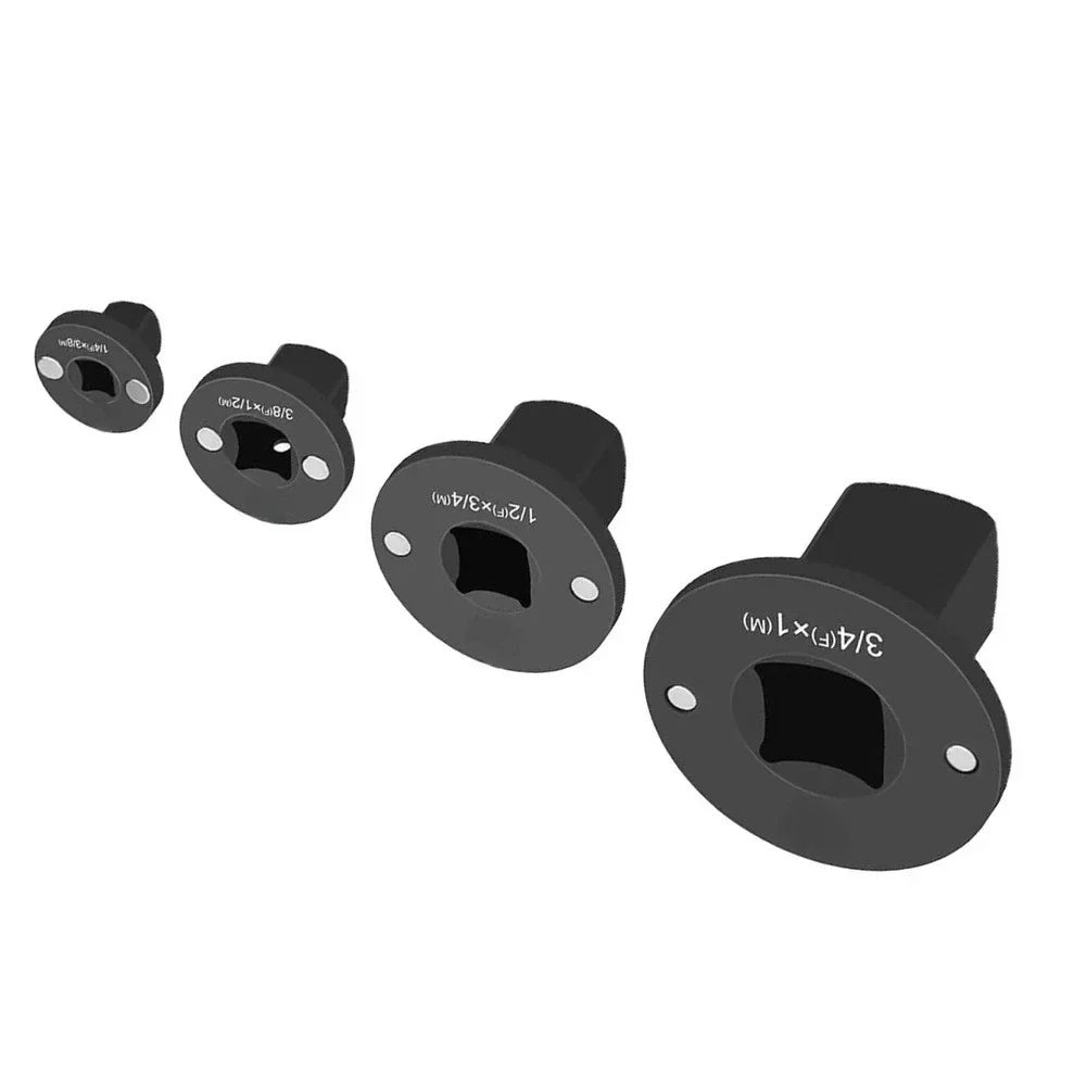4 x Low Profile Socket Adapter Kit with Magnetic Holder for Socket Stability