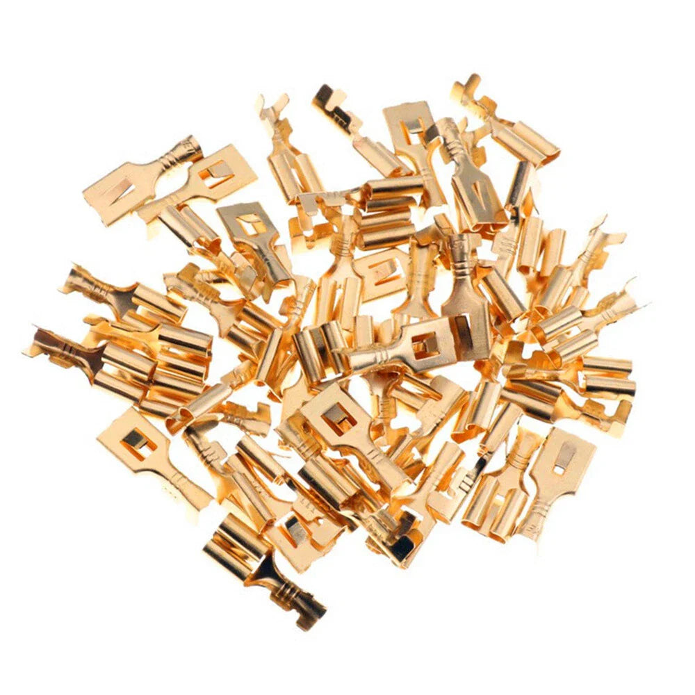 10 x 30A-80A 5 Pin Relay Sockets Connectors with 50 x 6.3mm Terminals