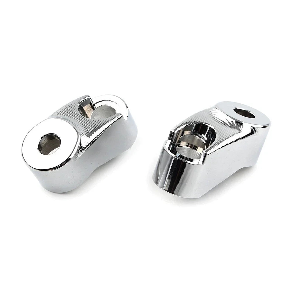 39mm 49mm Chrome Short Front Turn Signal Mounts for Harley Sportster FXR