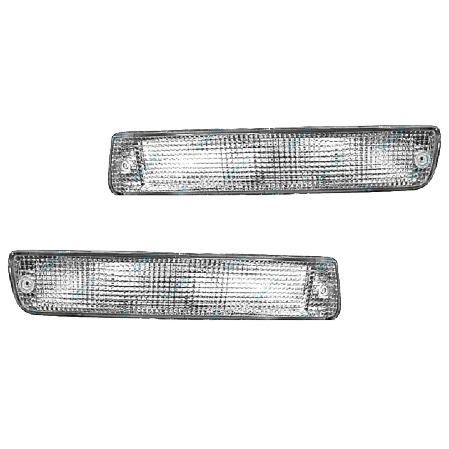 LH+RH Clear Front Indicators for Toyota Landcruiser 80 Series 90-97 Left Right