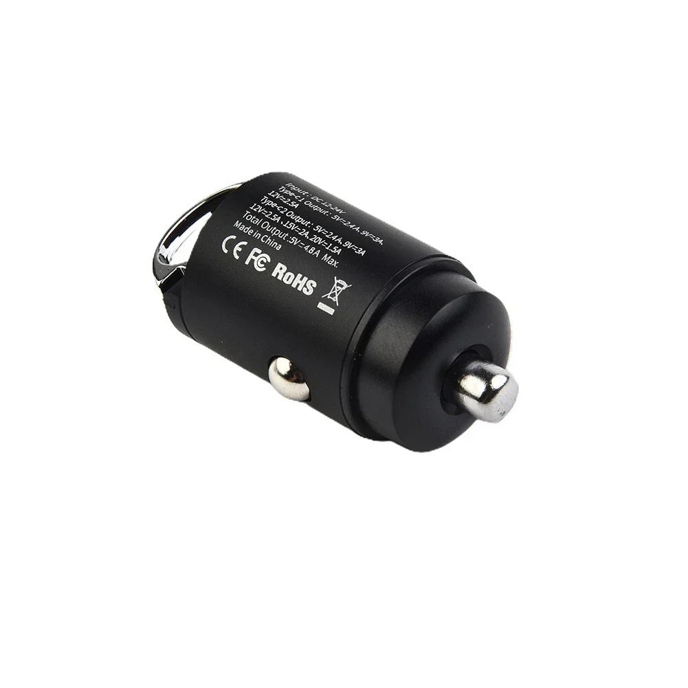 Adapter Car Phone Charger Connection Dual USB Fast Charging for Car