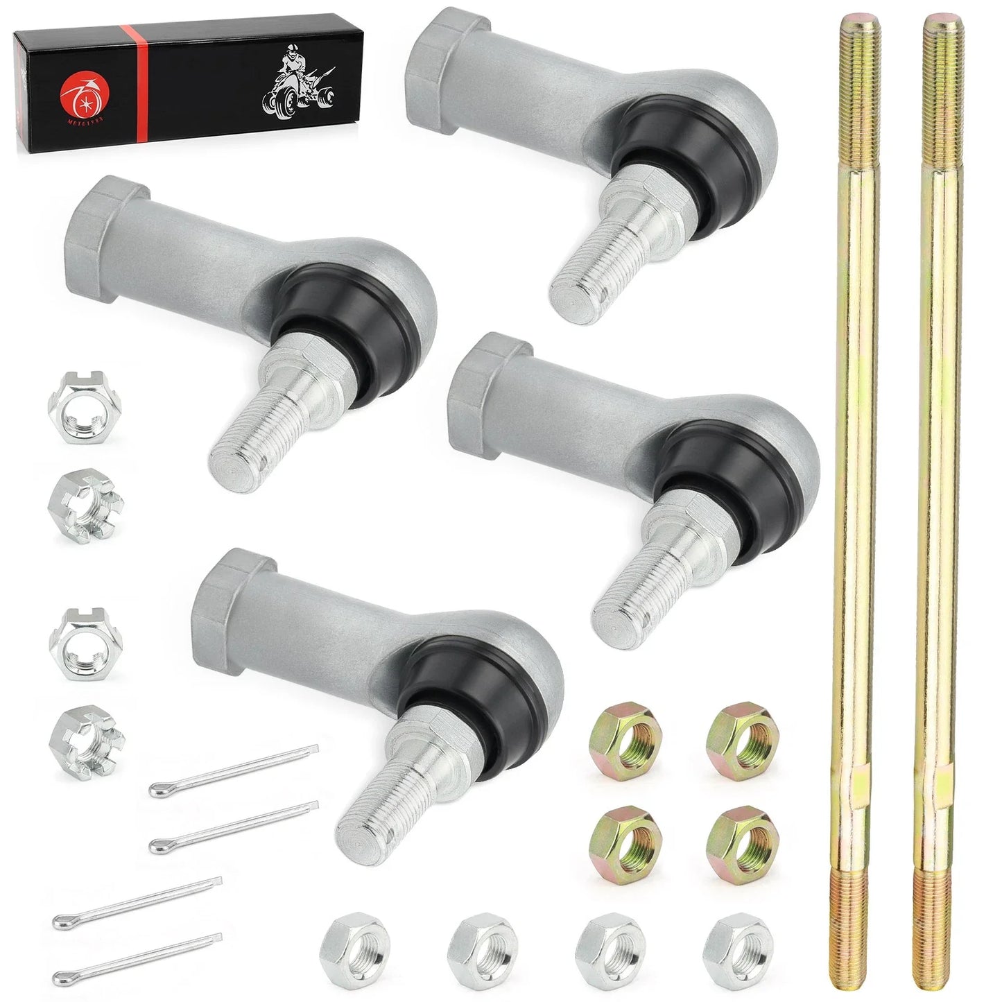 2 x Tie Rod Ends Kit Left & Right for Honda Foreman 450 (1998–2004)