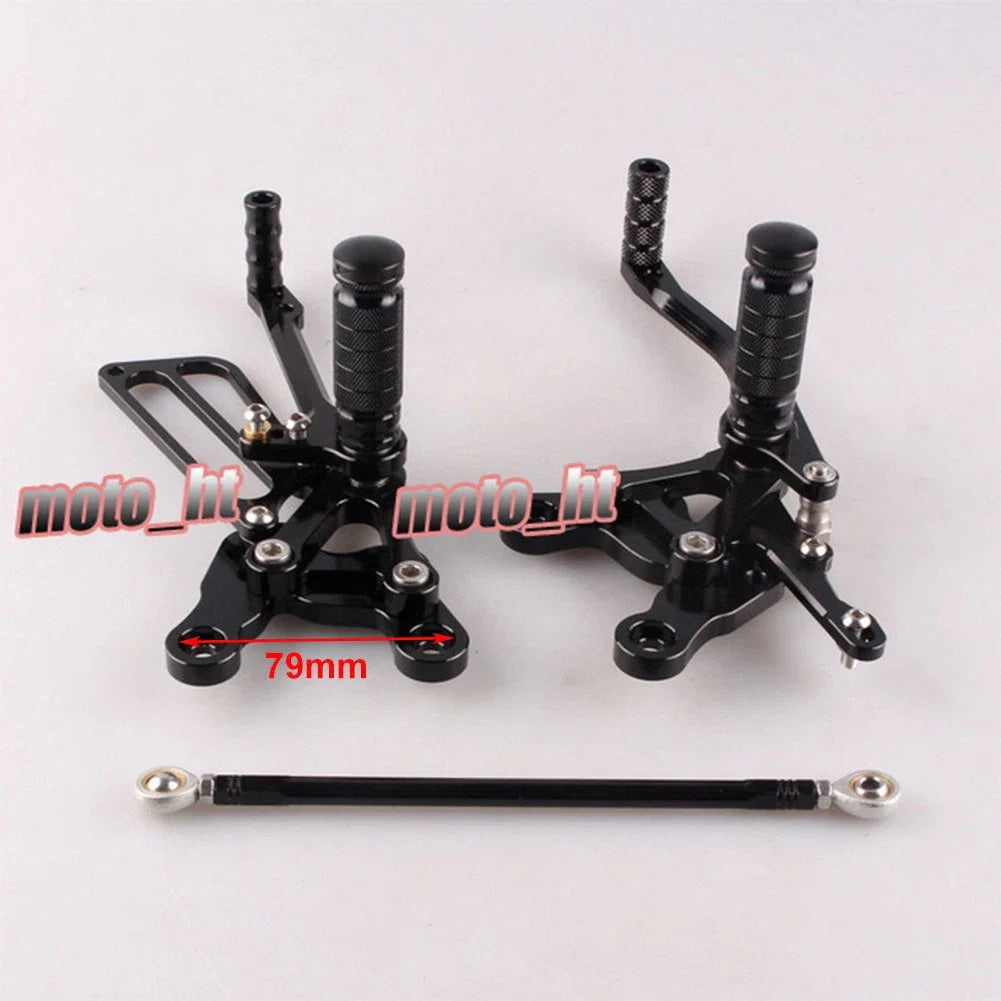 CNC Aluminum Adjustable Racing Footpegs Left & Right for Honda CBR900 (93)