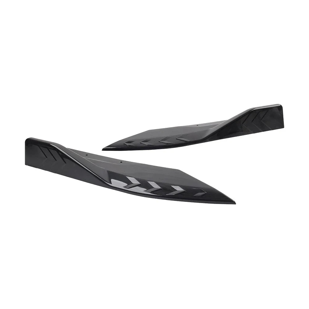 Blk Universal Rear Bumper Strip Lip Spoiler Diffuser Protector for Car
