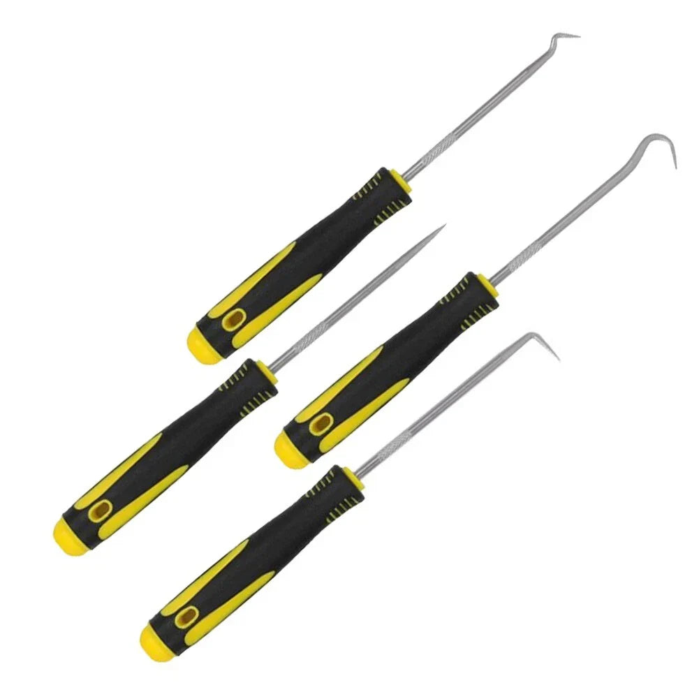 Pick & Hook Tool Set / 4pcs / O Ring Oil Seal Gasket Remover Kit for Car