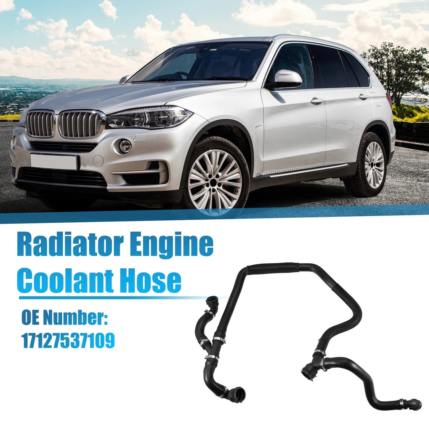 Radiator Coolant Water Hose Inlet Hose for BMW X5
