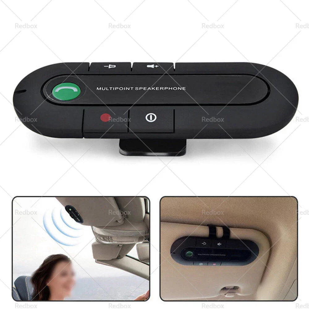 Sun Visor Clip for Car Charger Bluetooth Handsfree Speaker MP3 Player
