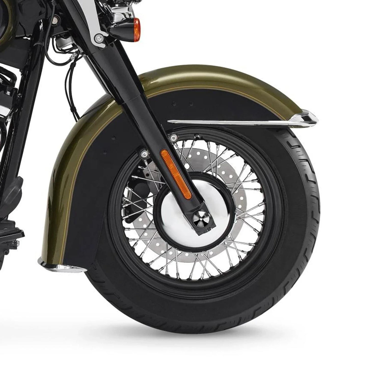 Front Axle Cap Nut Covers for Harley Sportster XL 883 XL1200 (2009-2022)