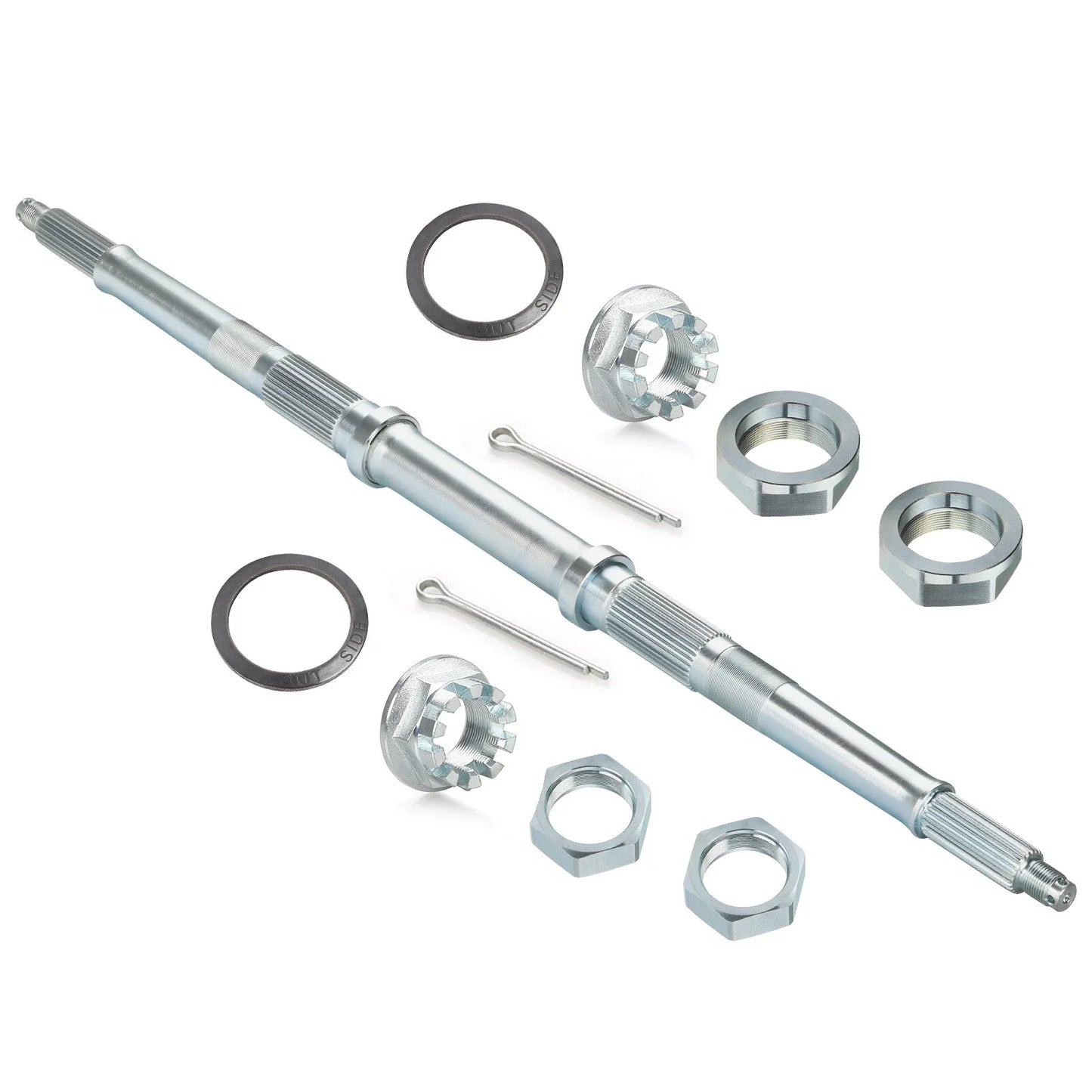 Rear Axle Shaft w/ Nut Pin Kit for Honda FourTrax 300 TRX300/TRX300FW (1993–2000)