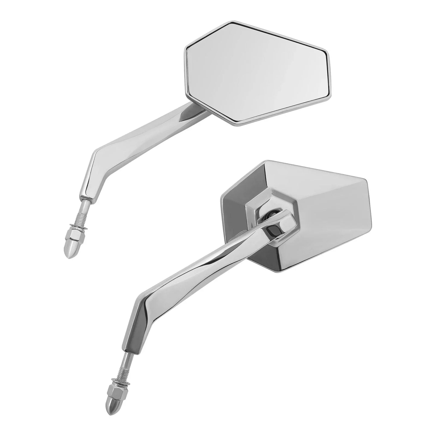 Chrome Rear-View Side Mirrors for Harley Electra Road Street Glide (1982-2023)