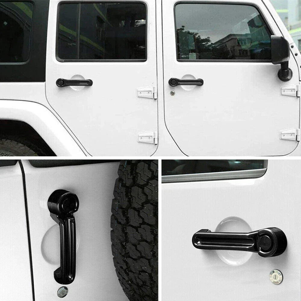 5Pcs Door Handle Cover Trim for Jeep Wrangler (2007-2018)