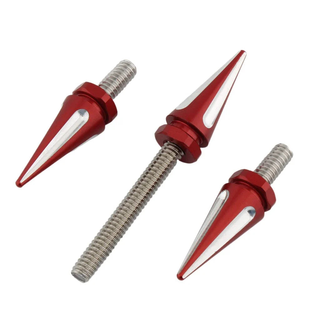 3 x Red Windshield Trim Screws for Harley Electra Glide (2014-2023)