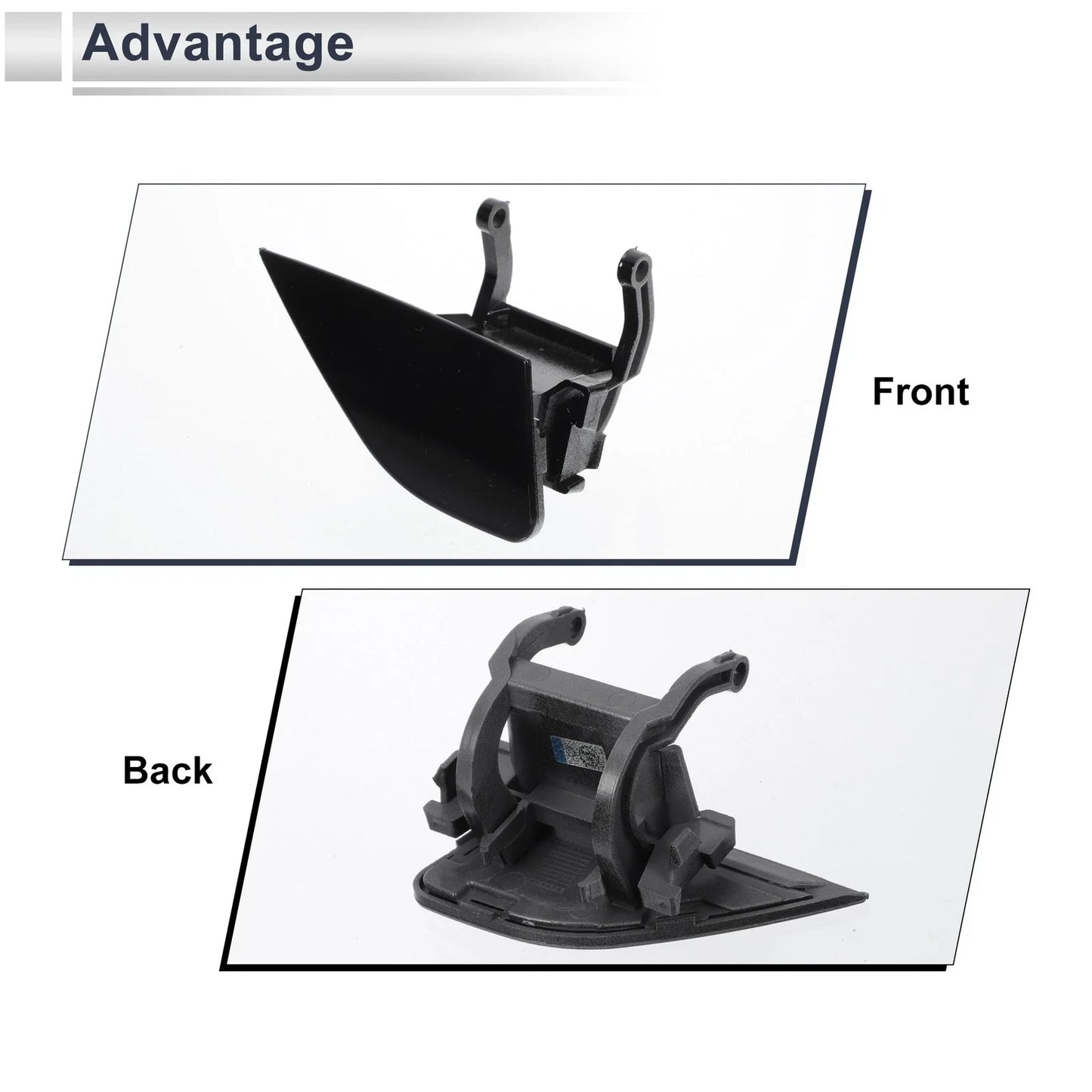 Headlight Washer Nozzle Cover Cap, Front Right Side Bumper for BMW 750i