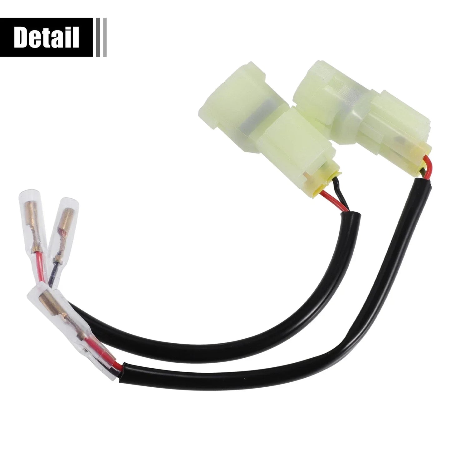 Motorcycle Turn Signal Cable Adapter Connectors for Honda 2 x
