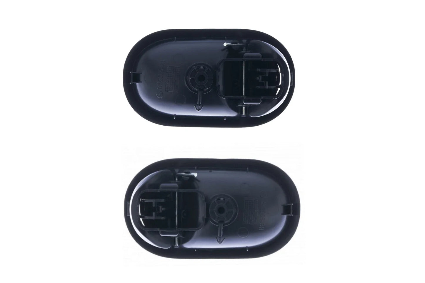 2 x Front Left & Right Inner Handle Blk for Renault Kangoo Van (2009–2020)