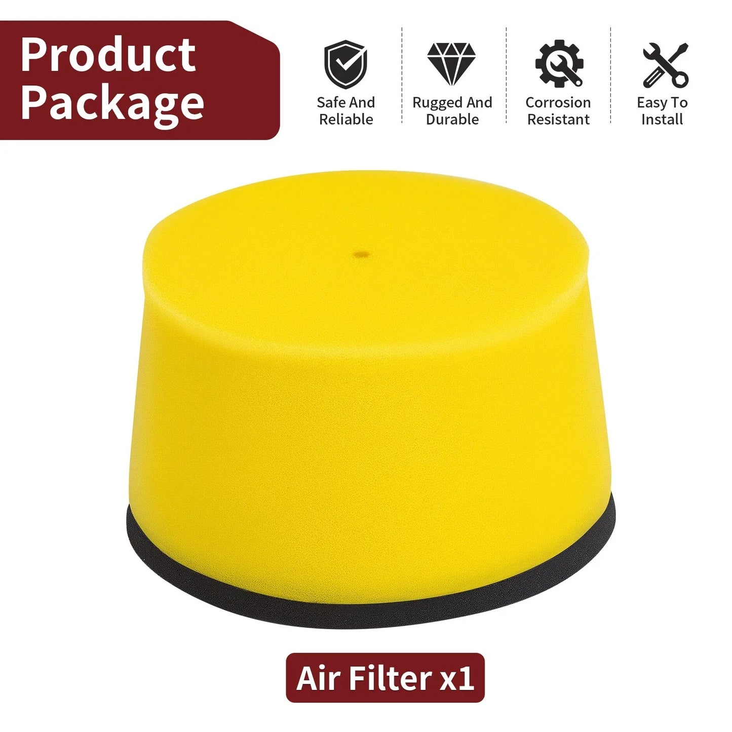 Air Filter for Suzuki Quadrunner Quadmaster 500 LT-A LT-F (1998–2002)