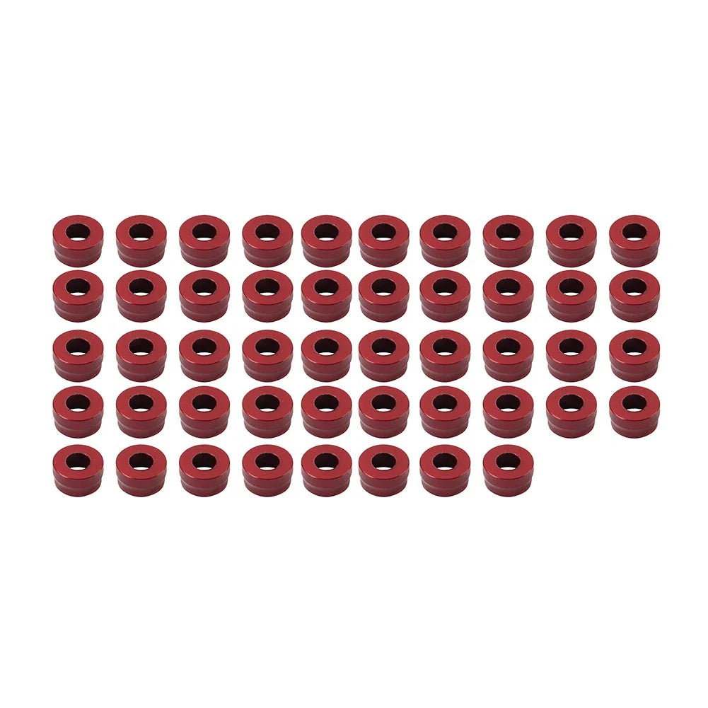 48X Red Engine Bolt Topper Caps for Harley Twin Cam Touring Road Glide Dyna