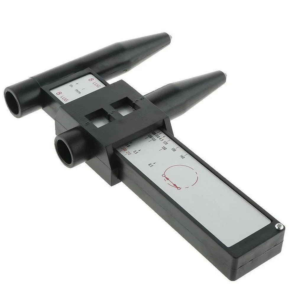Wheel Pattern Gauge Tool Car PCD Ruler 4 5 6 8 Lug Automotive Tool