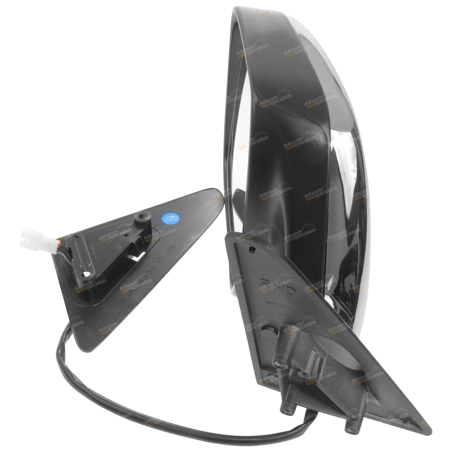 LH Chrome Electric Door Mirror for Toyota Landcruiser 80 Series (1990–1998)