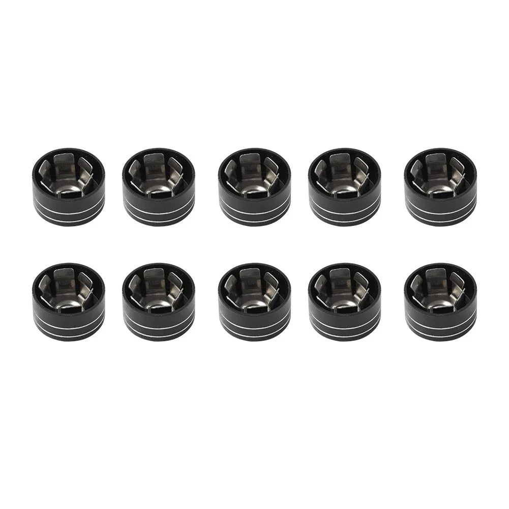 10 x CNC 11mm-14.6mm Engine Bolt Topper Caps for Harley Dyna Softail