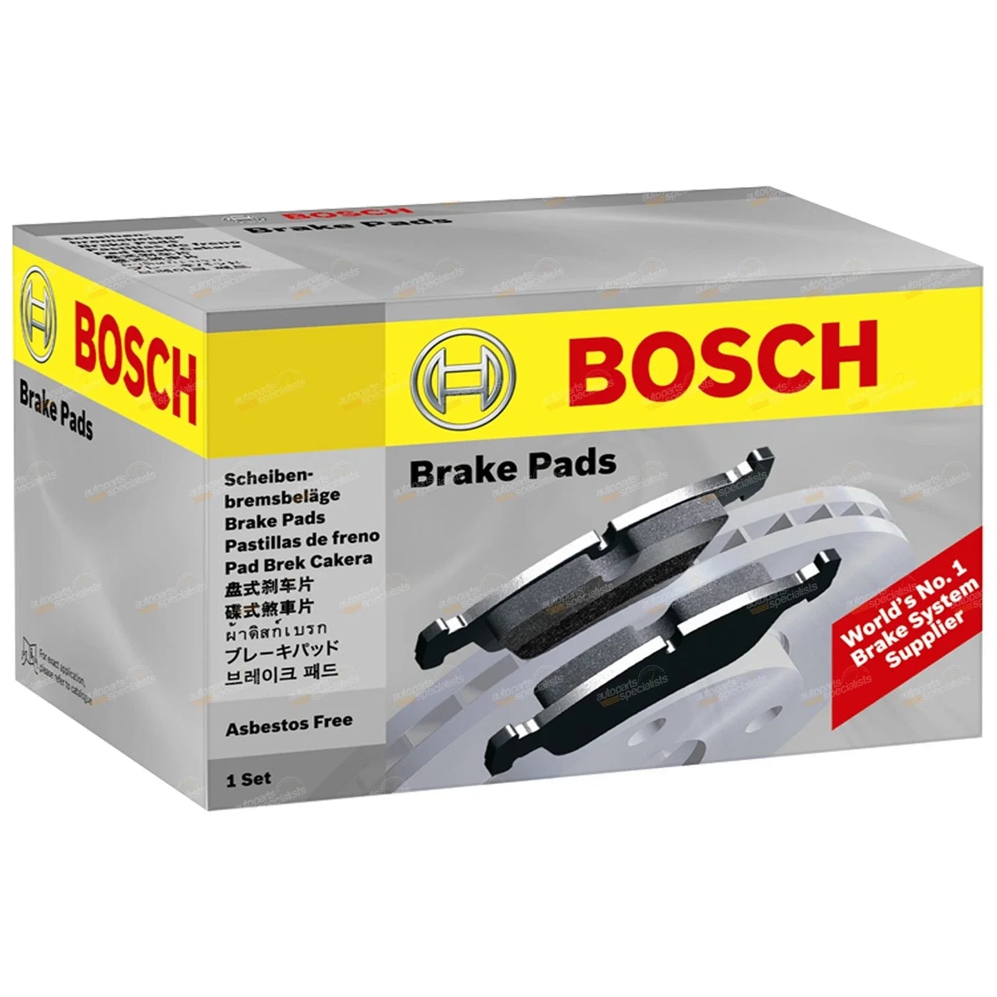Front Disc Brake Pads Set for Ford Telstar TX5 AR AS (1983 - 1987)