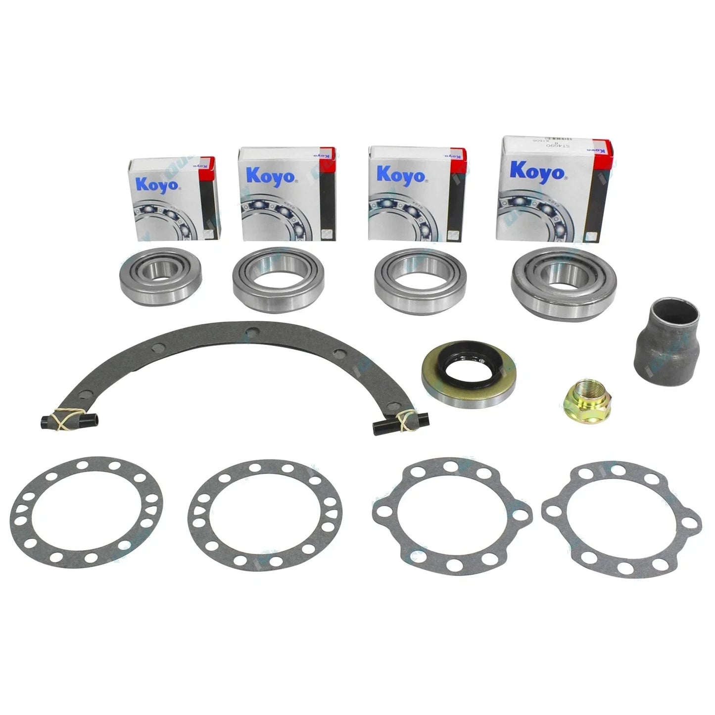Rear Diff Bearing & Seal Kit + Oil for Landcruiser HDJ78 HDJ79 HDJ80 1990~2001