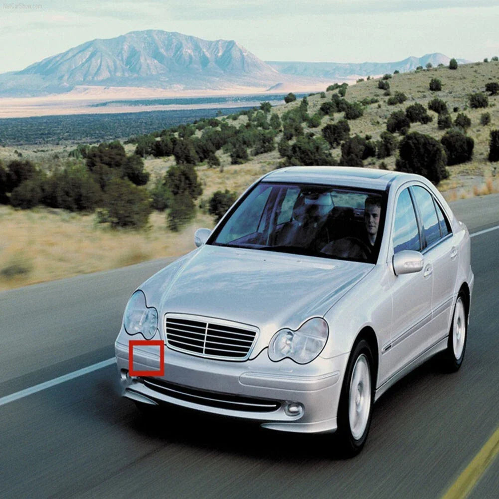 Front Bumper Tow Hook Winch Cover for Mercedes-Benz