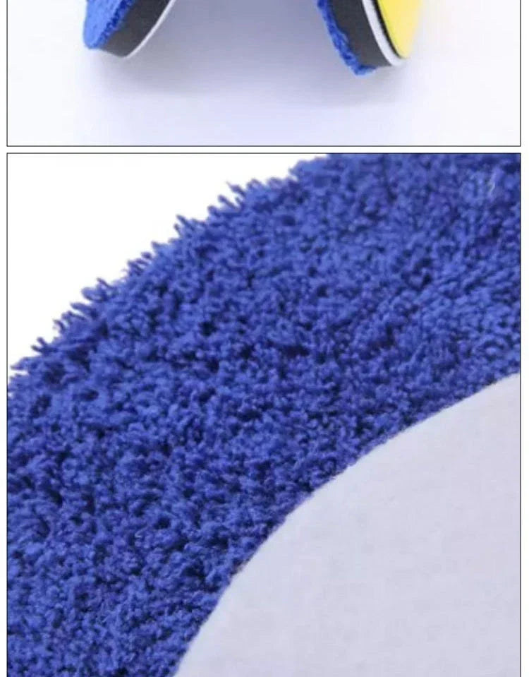 Wax Collector Pad Microfiber Sponge for DA/RO Polisher Car Use