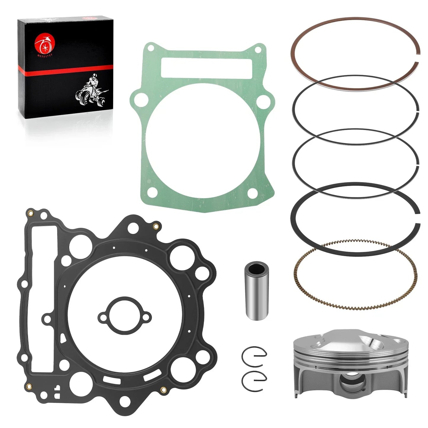 100mm Forged Piston Gasket Top End Rebuild for Yamaha Rhino (2004–2007)