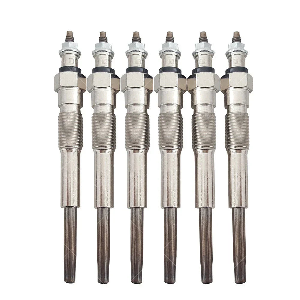 6x Glow Plugs for Toyota LandCruiser HZJ75 HZJ79 HZJ105 4.2D 1HZ (98-07)