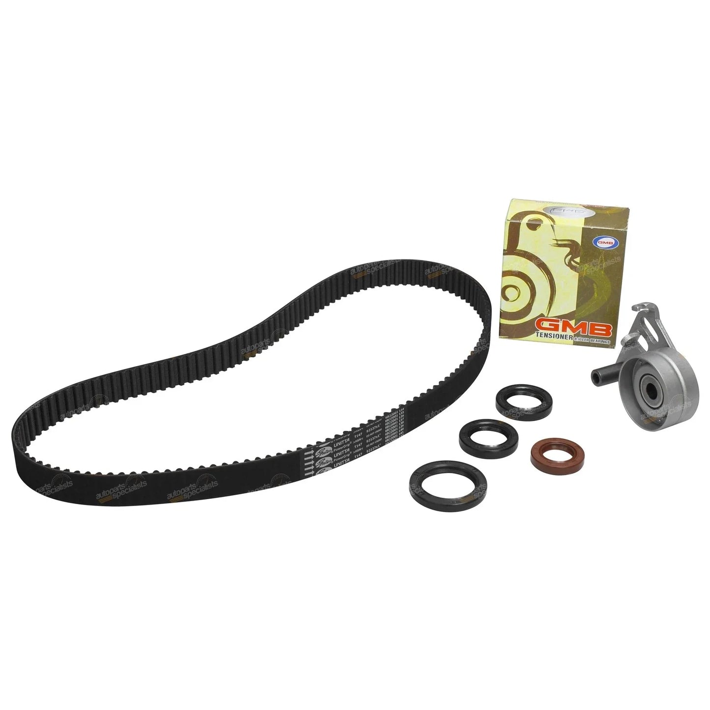 Timing Belt + Tensioner Bearing + Oil Seal Kit for Isuzu MU UCS17 4ZE1 (1989-1995)