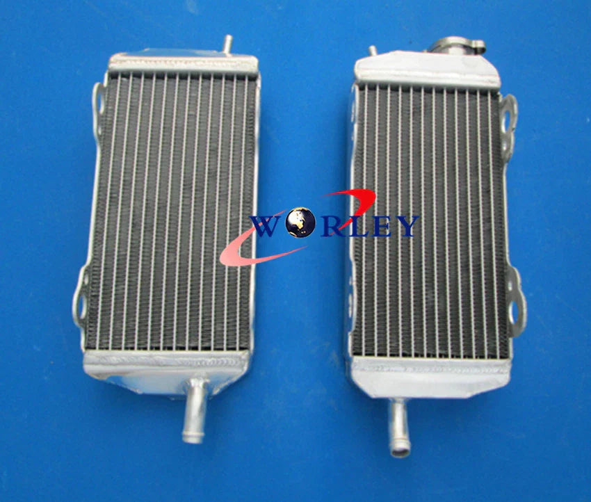 Aluminum Radiator + Red Hose for Gas Gas MX/SM/EC 200/250/300 (2007-2014)