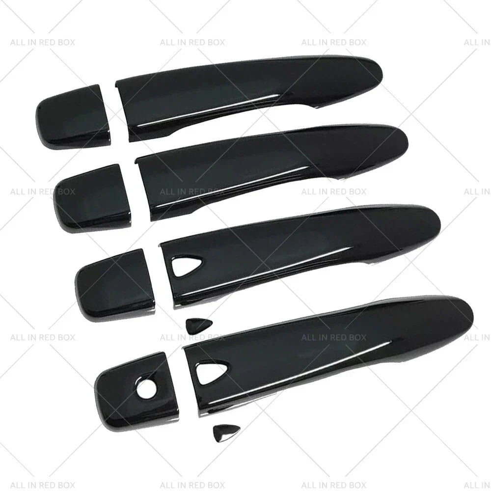 4PCS Black Door Handle Covers for Nissan Navara NP300 D23 (2015-On)