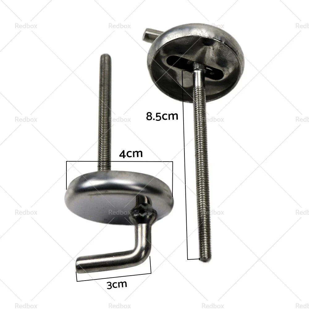 Stainless Back To Wall Quick Release Hinges for Toilet Seat Fixing