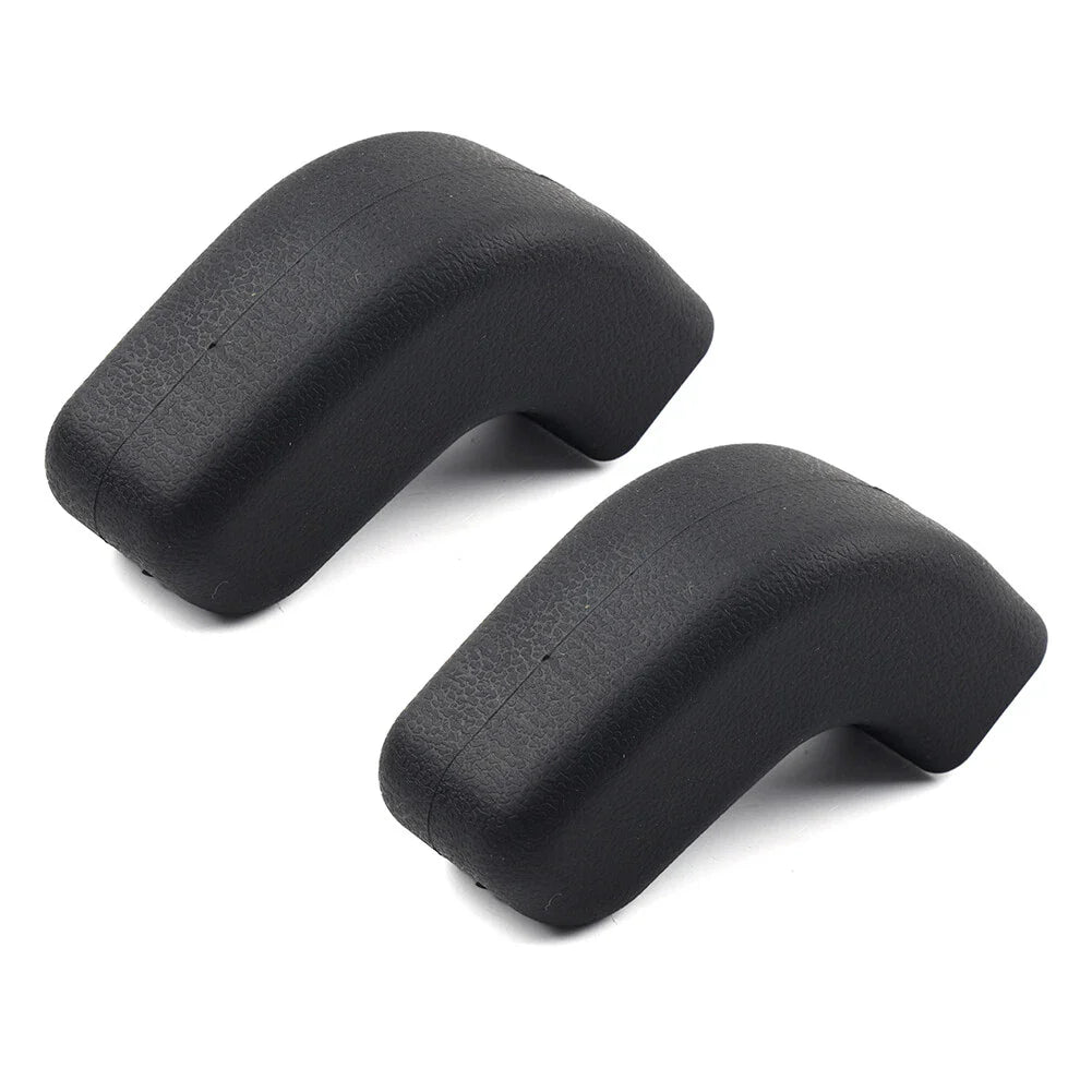 Black Front Bumper Tow Hook Cover for Jeep Wrangler JK JL JT (2007-2023)