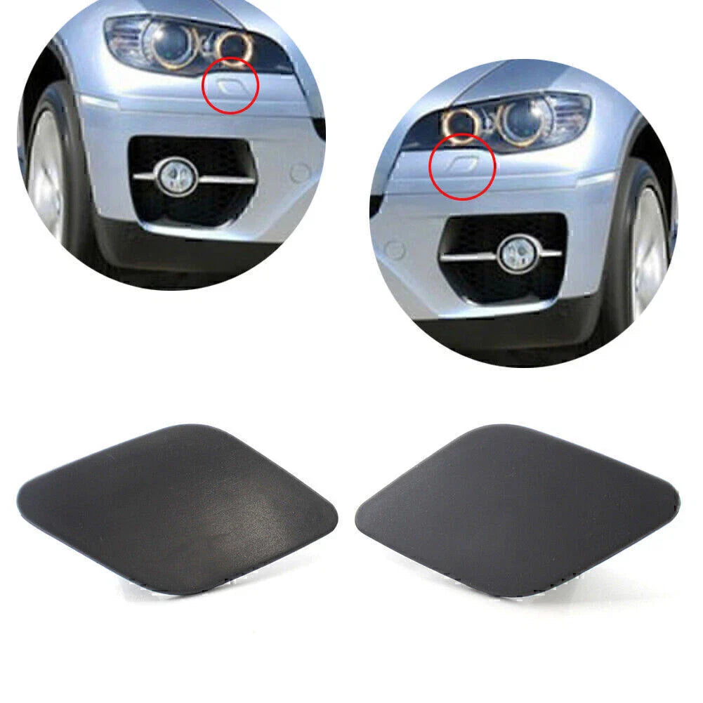 Plastic Front Headlight Washer Nozzle Covers for BMW X6 (2008-2014)