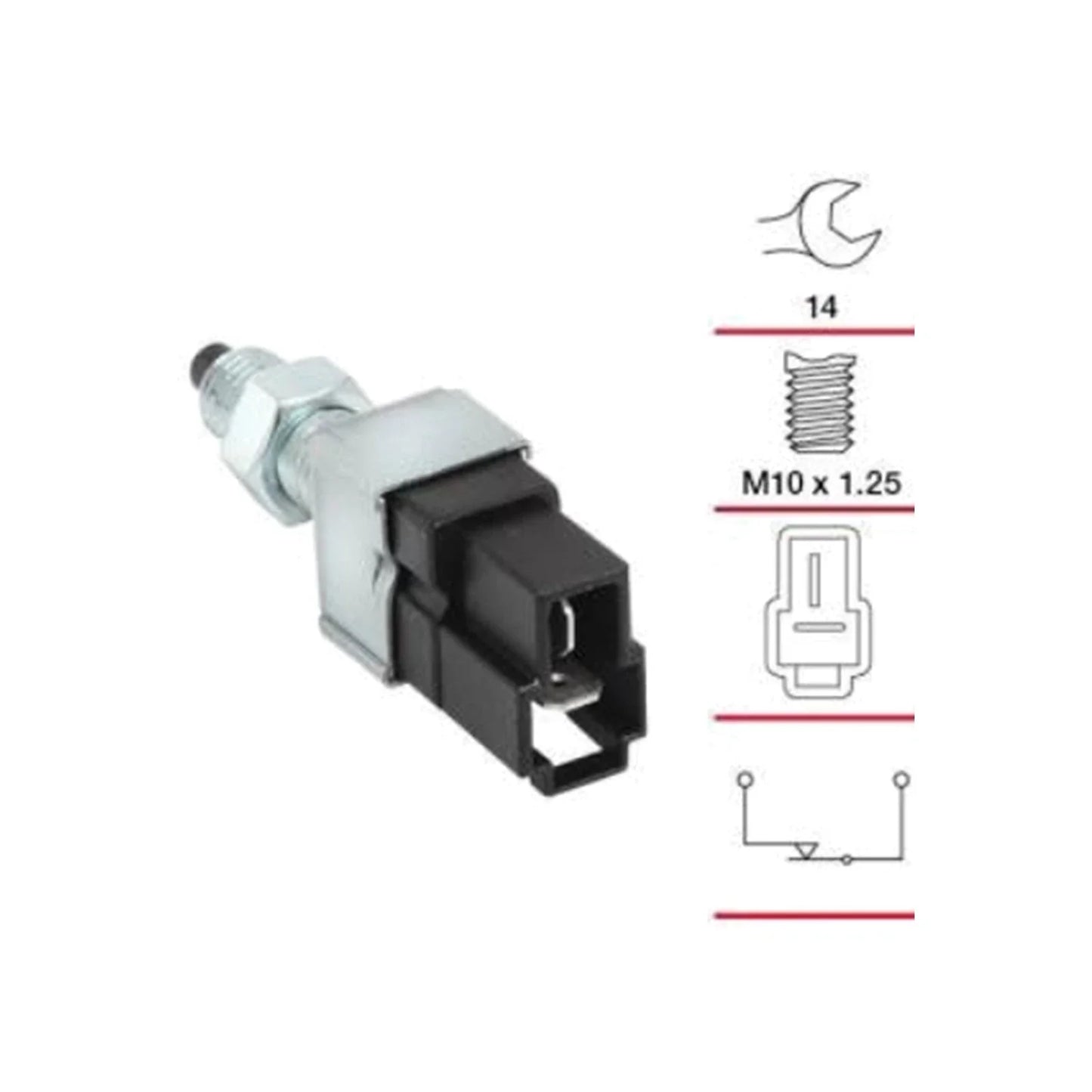 Brake Stop Light Switch for Ford Laser 4cyl 1.6L 1.8L 2.0L (1999-2002)